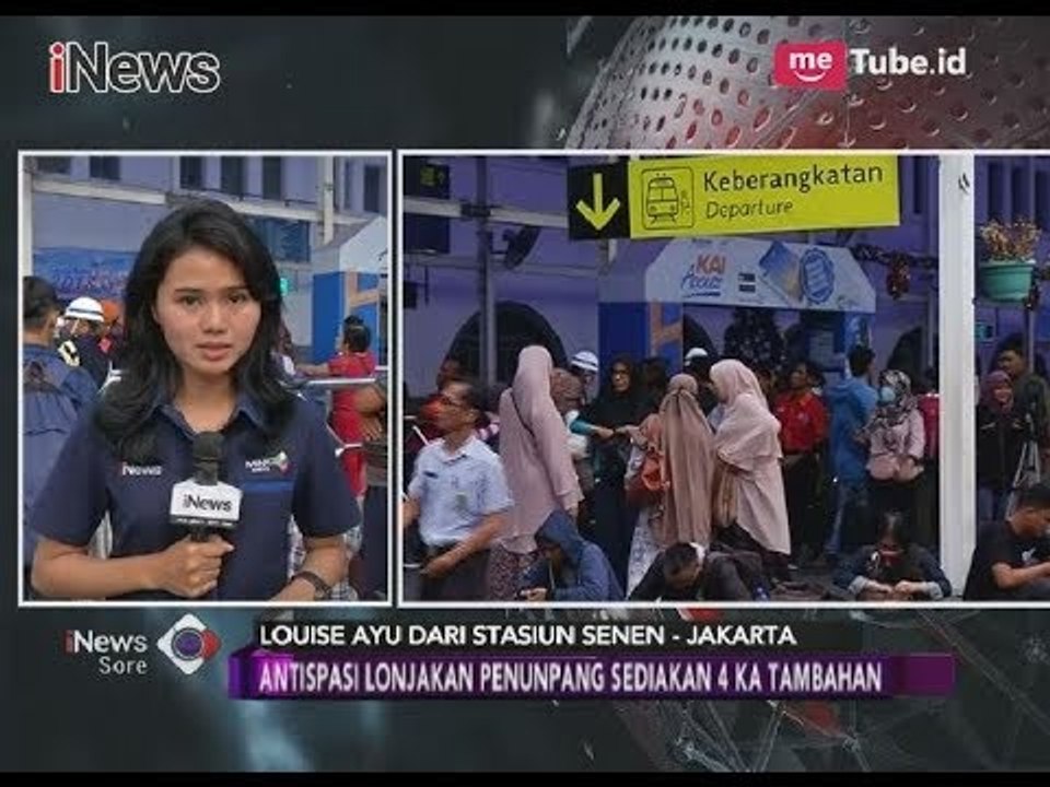 Kondisi Kepadatan Penumpang di Stasiun Pasar Senen Pada Libur Akhir Tahun - iNews Sore 30/12