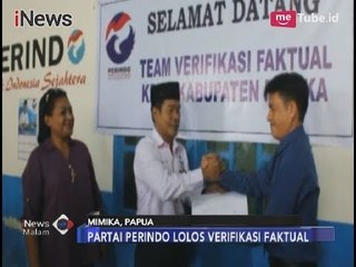 Verifikasi Faktual Berjalan Mulus, Perindo Semakin Optimis Lolos Pemilu 2019 - iNews Malam 02/01