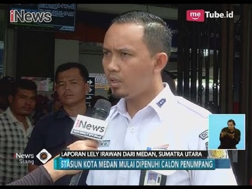 Keterangan Kepala Stasiun Besar Medan Terkait Peningkatan Penumpang Akhir Tahun - iNews Siang 30/12