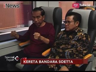 Usai Diresmikan, Presiden Jokowi Mencoba Kereta Bandara Soetta - Special Report 02/01