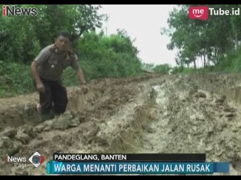 Prihatin!! Ratusan Kilometer Jalan di Pandeglang Rusak Berat, Roda Ekonomi Macet - iNews Pagi 02/01