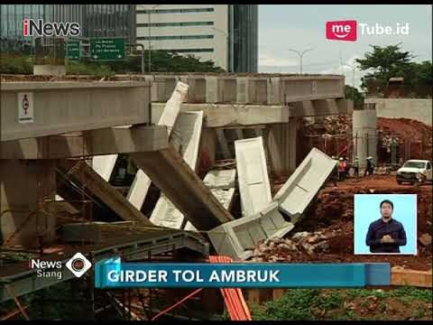6 Balok Grider Flyover Tol Antasari - Depok Ambruk, Proyek Dihentikan - iNews Siang 02/01