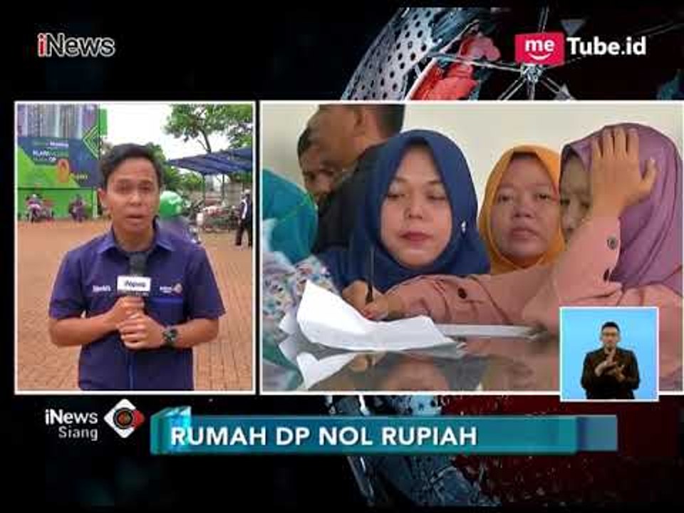 Ratusan Warga Padati Kantor Pusat Informasi Rumah DP 0 Rupiah - iNews Siang 22/01
