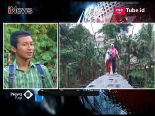 Jembatan Gantung "Indiana Jones" Memprihatinkan, Warga Harap Segera Diperbaiki - iNews Pagi 2301 3