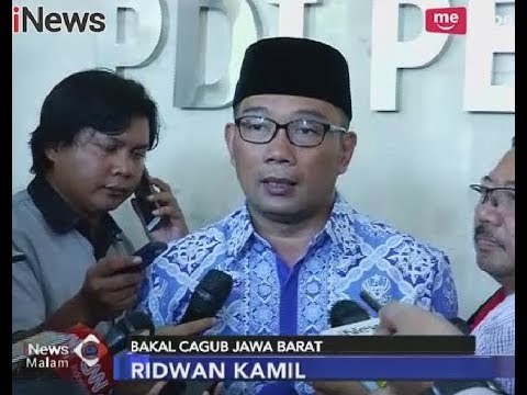 Bacagub Ridwan Kamil Berharap PDI P Dukung Dirinya Dalam Pilgub Jabar - iNews Malam 03/01