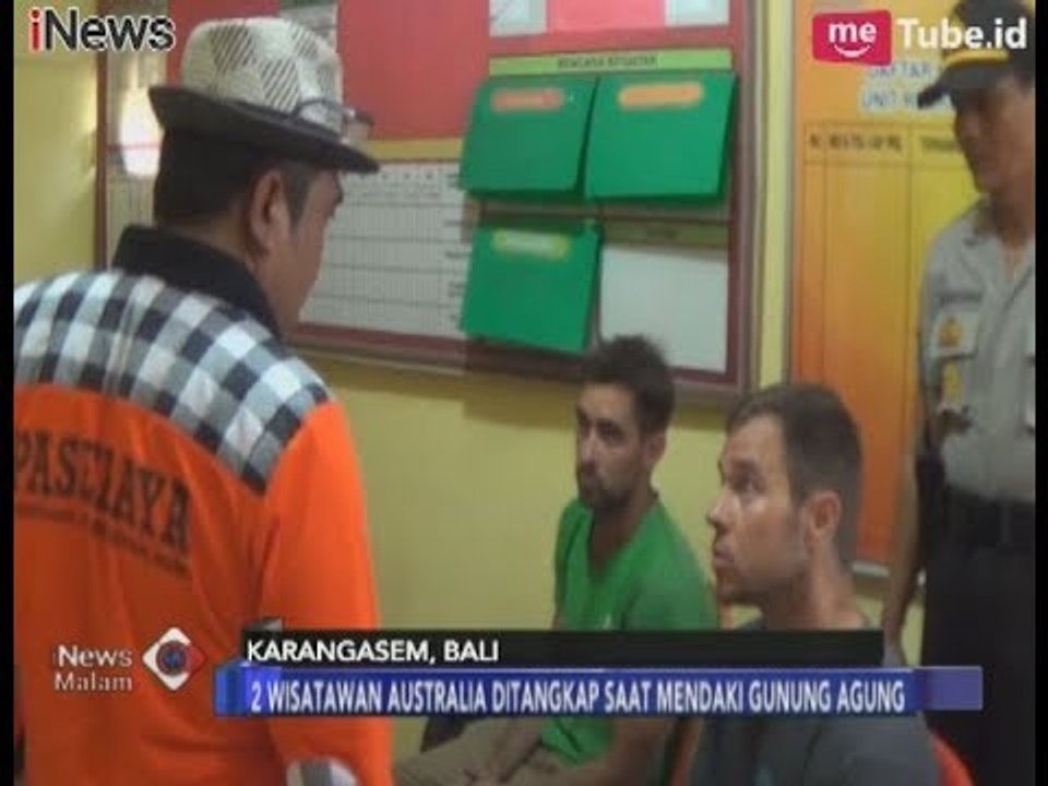 Polisi Amankan Dua Pria Bule yang Nekat Mendaki ke Puncak Gunung Agung - iNews Malam 05/01