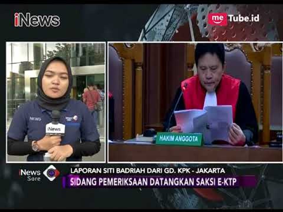 Laporan Terkait Hakim Tolak Esepsi Setnov & Strategi KPK Pada Sidang Selanjutnya - iNews Sore 04/01