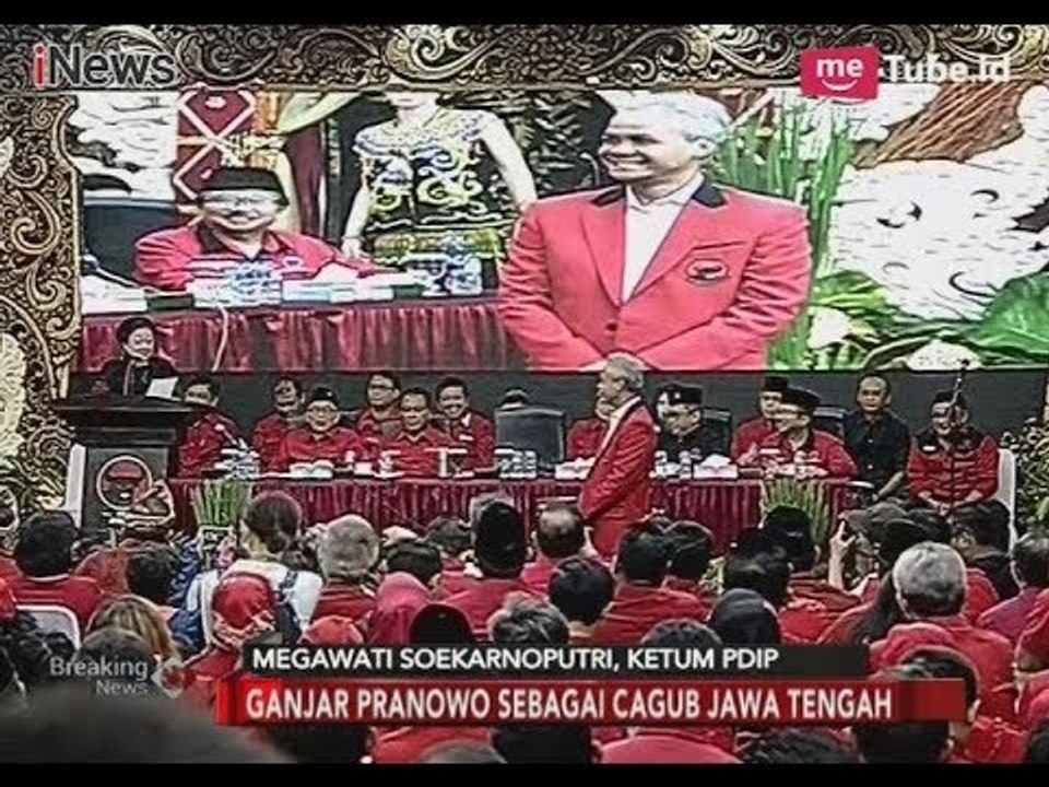 Ganjar Pranowo Resmi Jadi Cagub PDIP di Pilgub Jateng - Breaking News 07/01