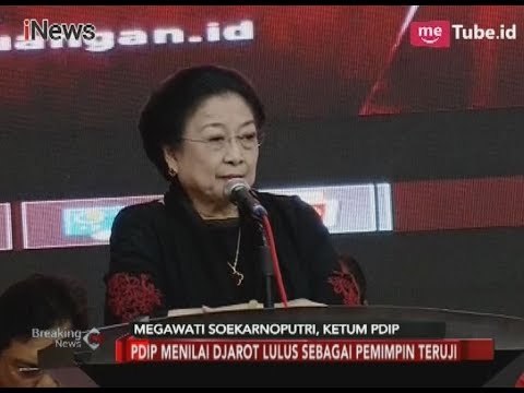 Megawati Beri Pujian untuk Djarot dan Ganjar saat Deklarasi Cagub PDIP - Breaking News 07/01