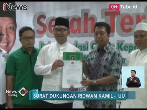 Ridwan Kamil & UU Ruzhanul Ulum Kembali Mendapat Dukungan Tambahan Dari PPP - iNews Siang 08/01