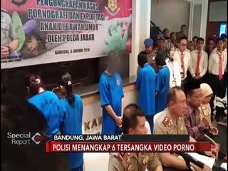 Video herunterladen: Polisi Tangkap 6 Tersangka Video Porno Viral Wanita Dewasa Dengan Anak Kecil - Special Report 08/01