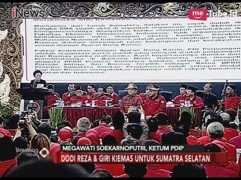 Dodi Alex Noerdin-Giri Kiemas Siap Jadi Jagoan PDIP di Pilgub Sumsel - Breaking News 07/01