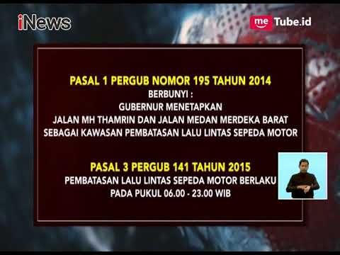 MA Kabulkan Permintaan Mencabut Pelarangan Sepeda Motor di Thamrin-Sudirman - iNews Siang 09/01