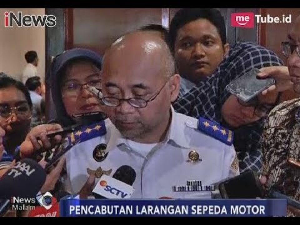 BPTJ Berencana Pindahkan Pelarangan Sepeda Motor ke Jalan Lain - iNews Malam 10/01