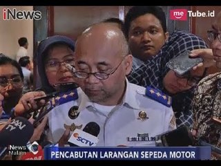 BPTJ Berencana Pindahkan Pelarangan Sepeda Motor ke Jalan Lain - iNews Malam 10/01