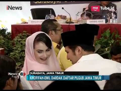 Diusung 7 Partai, Khofifah dan Emil Dardak Mulai Daftarkan Diri ke KPU - iNews Pagi 11/01