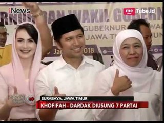Suasana Kemeriahan Pendaftaran Pasangan Kofifah-Dardak ke KPUD Jatim - Special Report 10/01