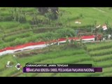 Bertepatan 1 Abad Kota Karanganyar, Warga Bentangkan Bendera Sepanjang 100 Meter - iNews Sore 08/01