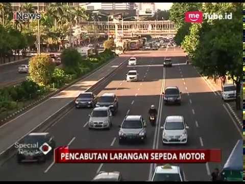 Pergub Ahok Dibatalkan, Rambu Larangan Motor di Jalan Thamrin Dicopot - Special Report 11/01