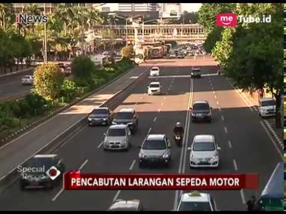 Pergub Ahok Dibatalkan, Rambu Larangan Motor di Jalan Thamrin Dicopot - Special Report 11/01