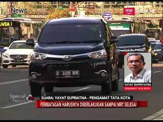 Pengamat Tata Kota: Pencabutan Larangan Motor Harusnya Tunggu MRT Selesai - Special Report 11/01