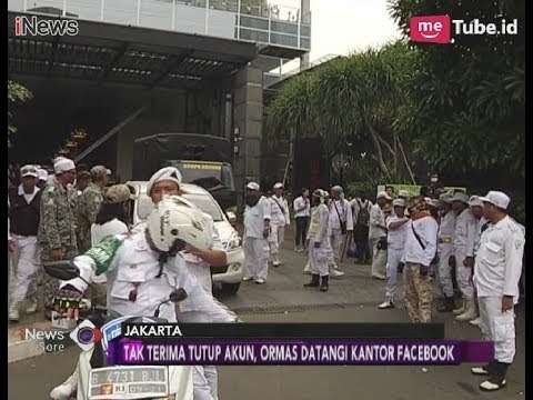 Tak Terima Akun Ditutup Sepihak, Ormas Datangi Kantor Facebook - iNews Sore 12/01