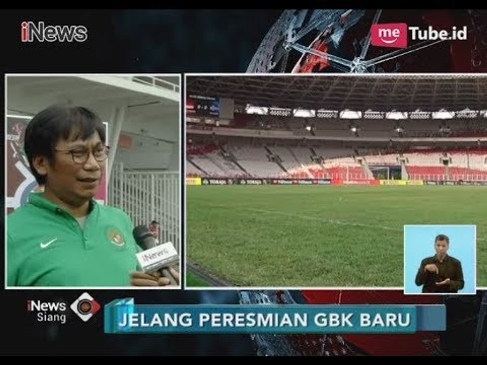 Jelang Peresmian Stadion GBK Sejumlah Persiapan dan Pengaman Dilakukan - iNews Siang 14/01