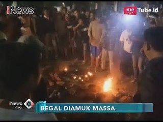 2 Begal di Makassar Diamuk Massa Hingga Nyaris Tewas - iNews Pagi 15/01
