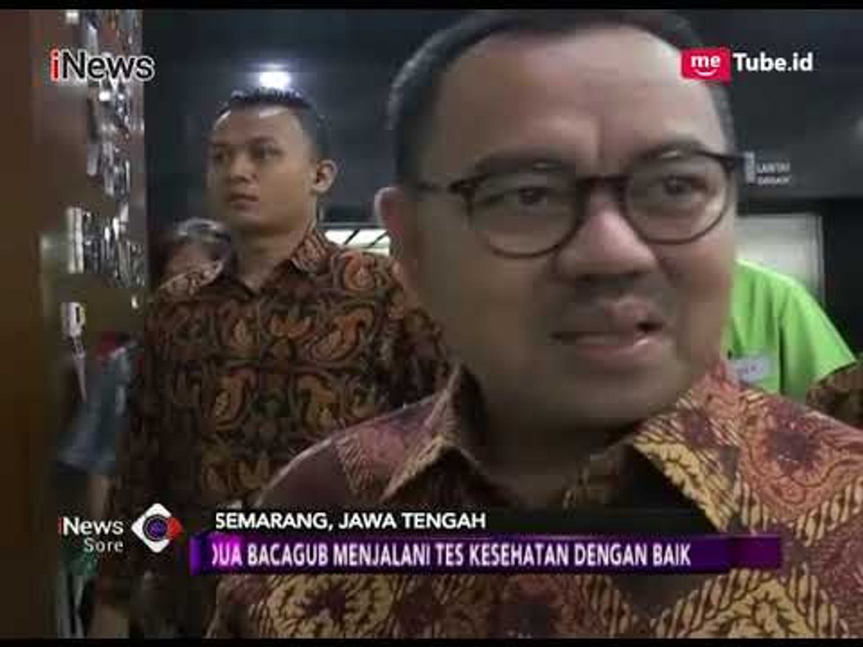 Jalani Tes Kesehatan, Ganjar Datang ke RSUP Karyadi Naik Sepeda - iNews Sore 13/01