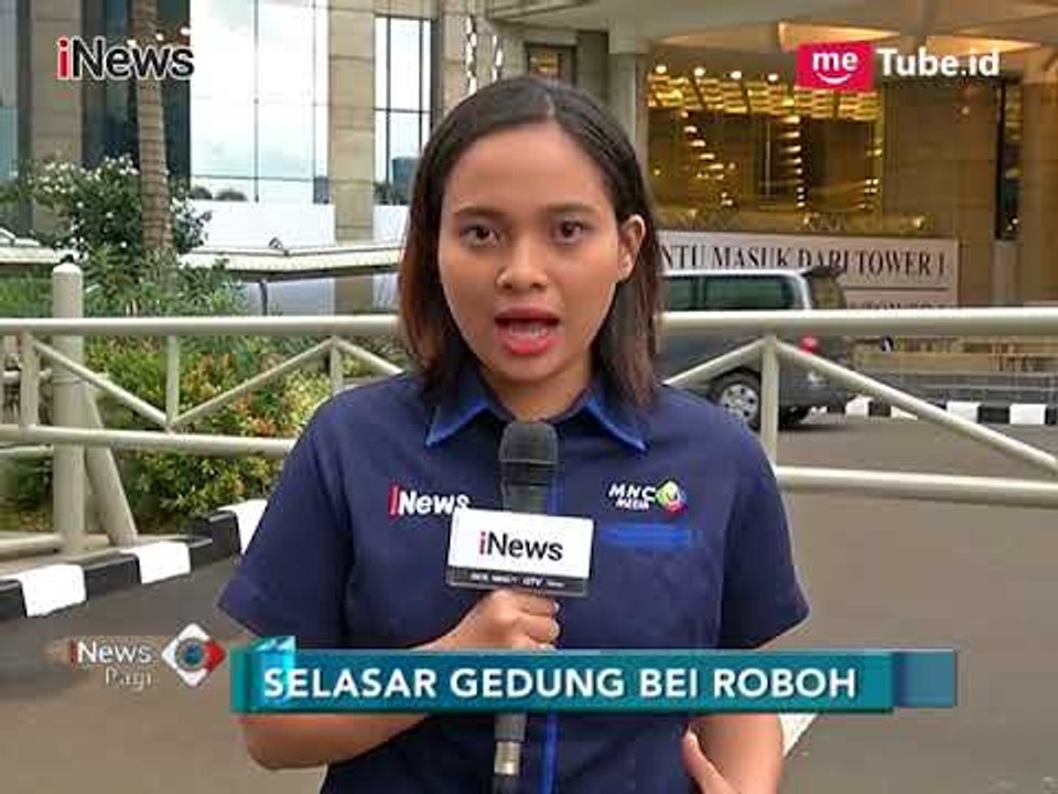 Suasana Terkini di Gedung BEI Pasca Selasar Atap Tower II Ambruk - iNews Pagi 16/01
