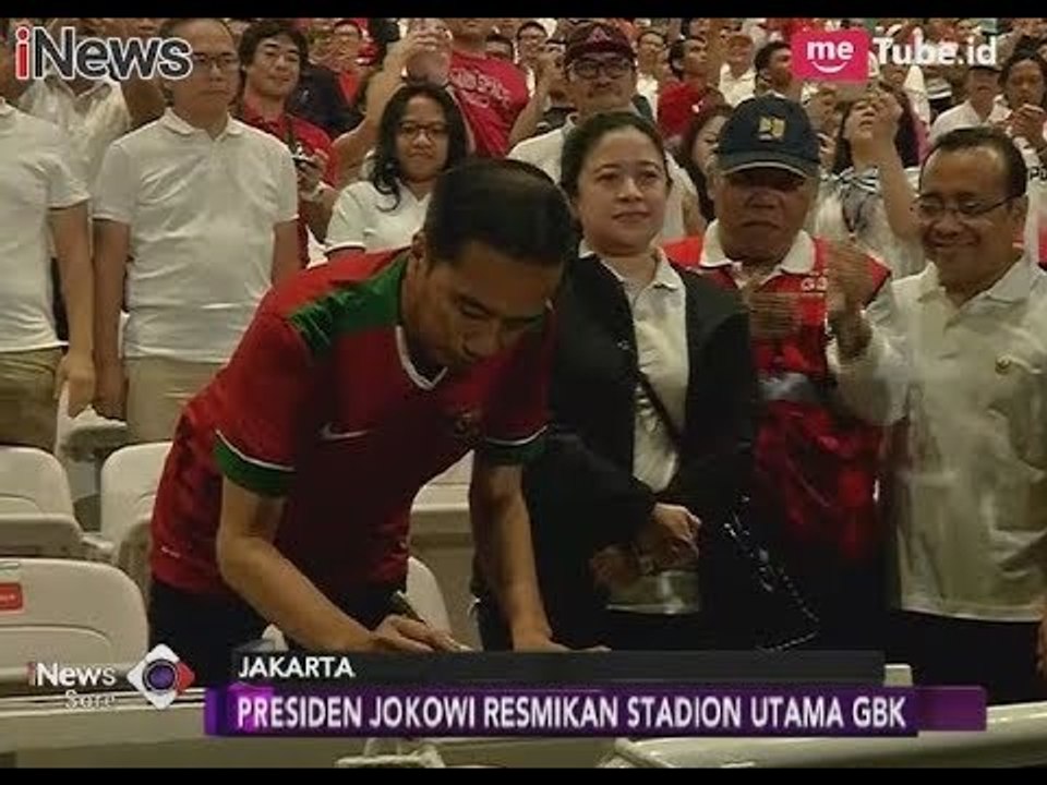 Sejumlah Menteri & Tokoh Nasional Hadiri Peresmian Stadion GBK oleh Presiden - iNews Sore 15/01