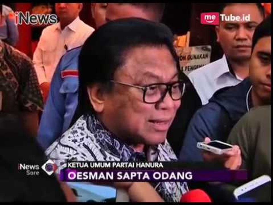 Oesman Sapta Odang Akan Pecat Kader yang Merusak Hanura - iNews Sore 16/01