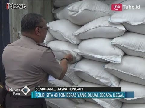 Polrestabes Semarang Gagalkan Pengiriman 48 Ton Beras Ilegal - iNews Pagi 18/01