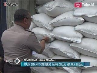 Polrestabes Semarang Gagalkan Pengiriman 48 Ton Beras Ilegal  - iNews Pagi 18/01