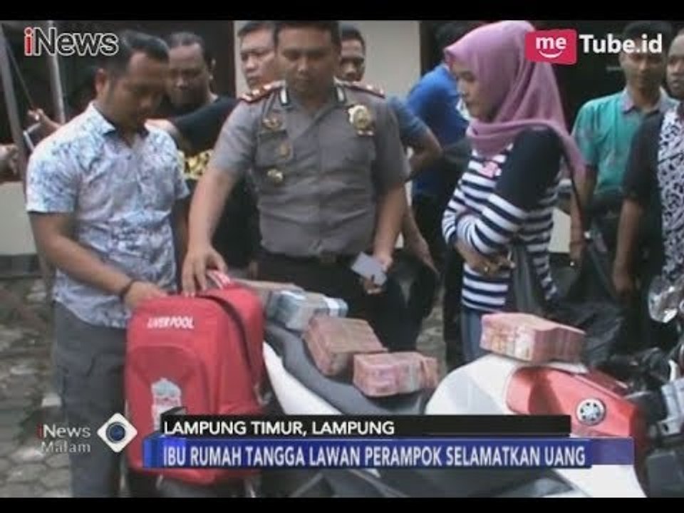 Hebat!! Lawan Perampok, Ibu Rumah Tangga Berhasil Selamatkan Uang Rp 450 Juta - iNews Malam 19/01