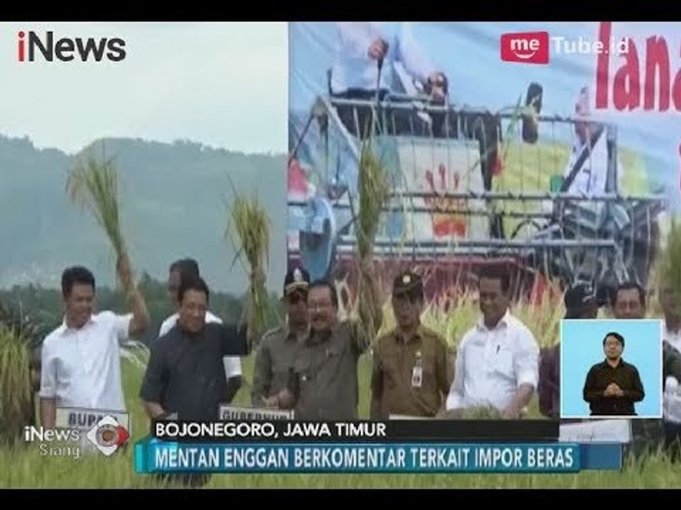 Direktur KSKP Dukung Pemerintah Impor Beras, Mentan Enggan Komentar - iNews Siang 2301 2