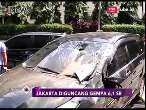 Guncangan Gempa yang Cukup Kuat Membuat Sebuah Mobil Tertimpa Runtuhan Gedung - iNews Sore 23/01