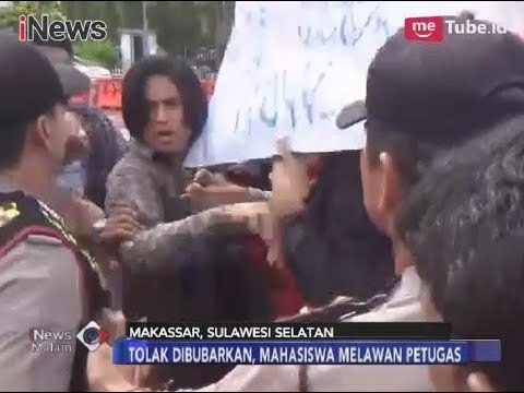 Ricuh Demo Tolak Impor Beras, Mahasiswa Lawan Petugas Saat Dibubarkan Petugas - iNews Malam 22/01