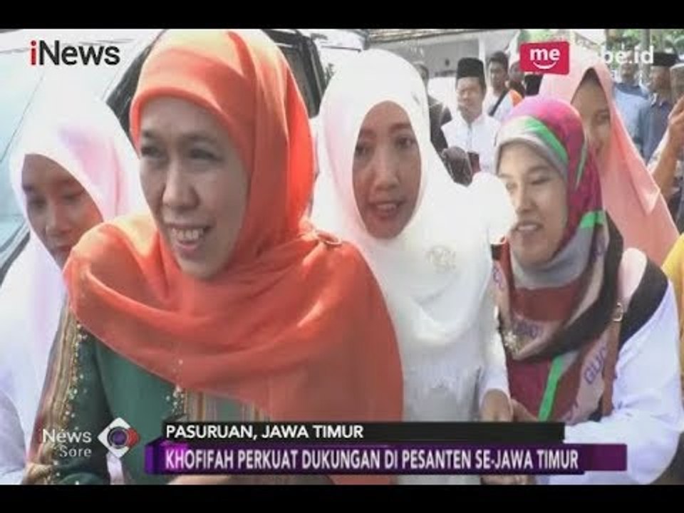 Cagub Jatim, Khofifah Indar Parawansa Mulai Berkampanye Ke Beberapa Pesantren - iNews 27/01