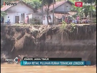 Akibat Tanah Retak, Puluhan Rumah Warga Jember Terancam Longsor - iNews Pagi 30/01