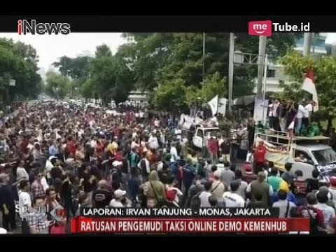 Menolak Permenhub, Ribuan Supir Taxi Online Lakukan Aksi Unjuk Rasa - Special Report 29/01