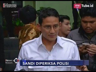 Dicecar 7 Pertanyaan, Sandiaga Uno Bantah Terlibat Kasus Penggelapan Tanah - iNews Malam 30/01