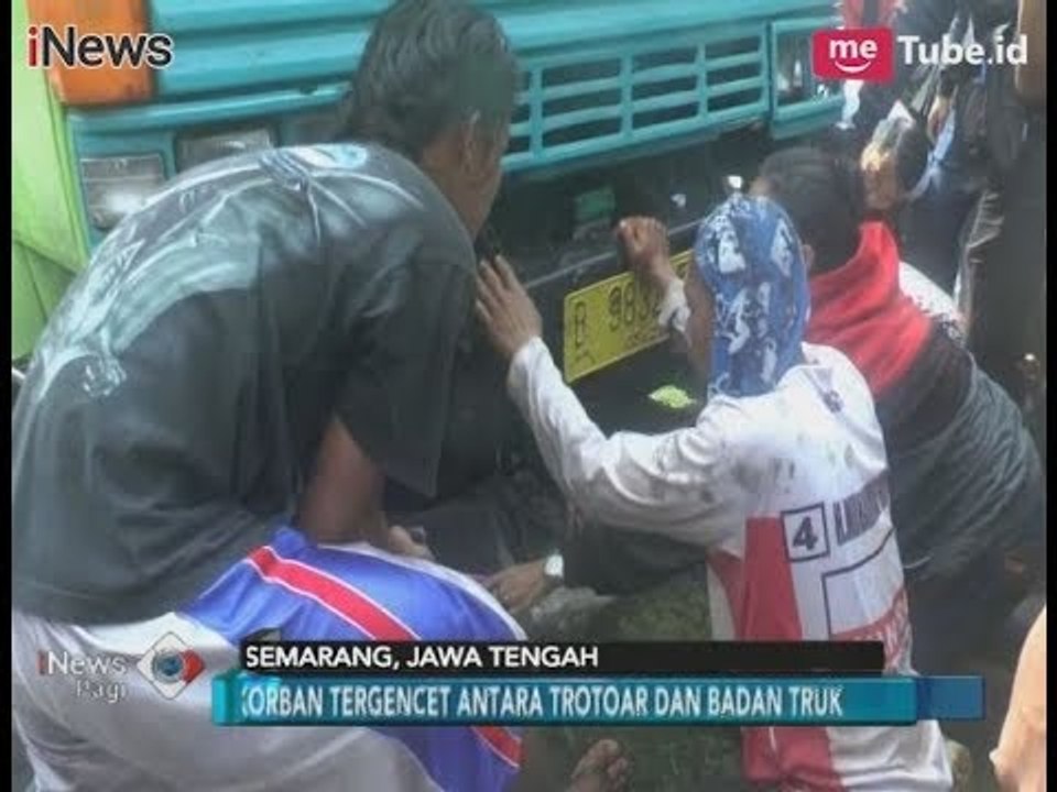 Naas!! Ibu dan Anak Terjepit di Bawah Truk USai Ditabrak - iNews Pagi 31/01