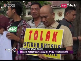 Driver Transportasi Online di Surabaya Menggugat Kemenhub & Menolak Permenhub 108 - iNews Sore 01/02