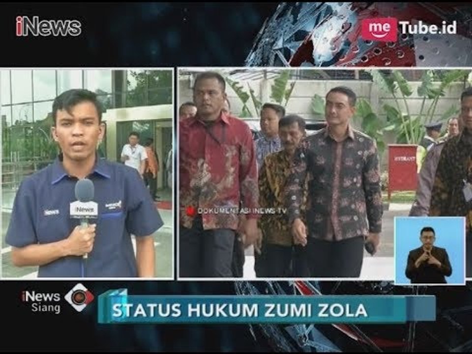 Pasca Rumah Digeledah KPK, Status Hukum Zumi Zola Masih Sebagai Saksi - iNews Siang 01/02