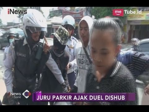 Tolak Razia Lapak Parkir Liar, Juru Parkir Cekcok dengan Petugas Dishub - iNews Sore 01/02