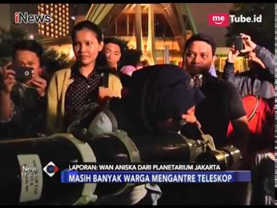 Demi Lihat Fenomena Gerhana Bulan, Warga Rela Mengantre Teleskop di Planetarium - iNews Malam 31/01
