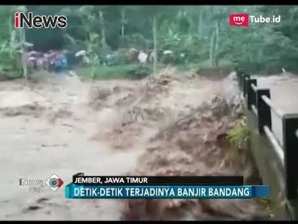 Mengerikan!! Video Amatir Banjir Bandang di Jember - iNews Pagi 02/02