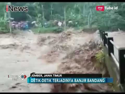 Mengerikan!! Video Amatir Banjir Bandang di Jember - iNews Pagi 02/02