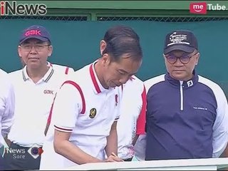 Presiden Jokowi Resmikan Renovasi Lapangan Tenis untuk Ajang Asian Games 2018 - iNews Sore 03/02